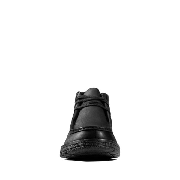 Clarks Girls Mendip Loop Youth School Shoes Black | CA-8927451